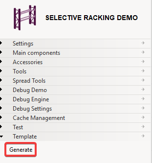 Selective Rack Demo toolbox