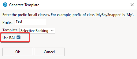RAL Template generator