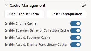 New debug toggles